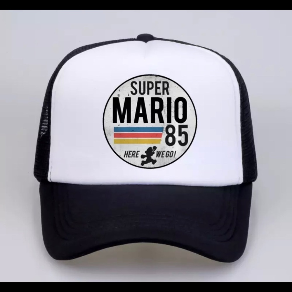Mario brothers 85 SnapBack trucker hat